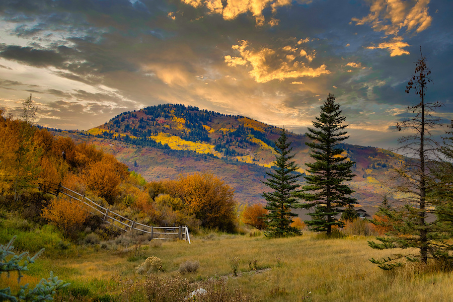 Fall colors in Park City, Utah