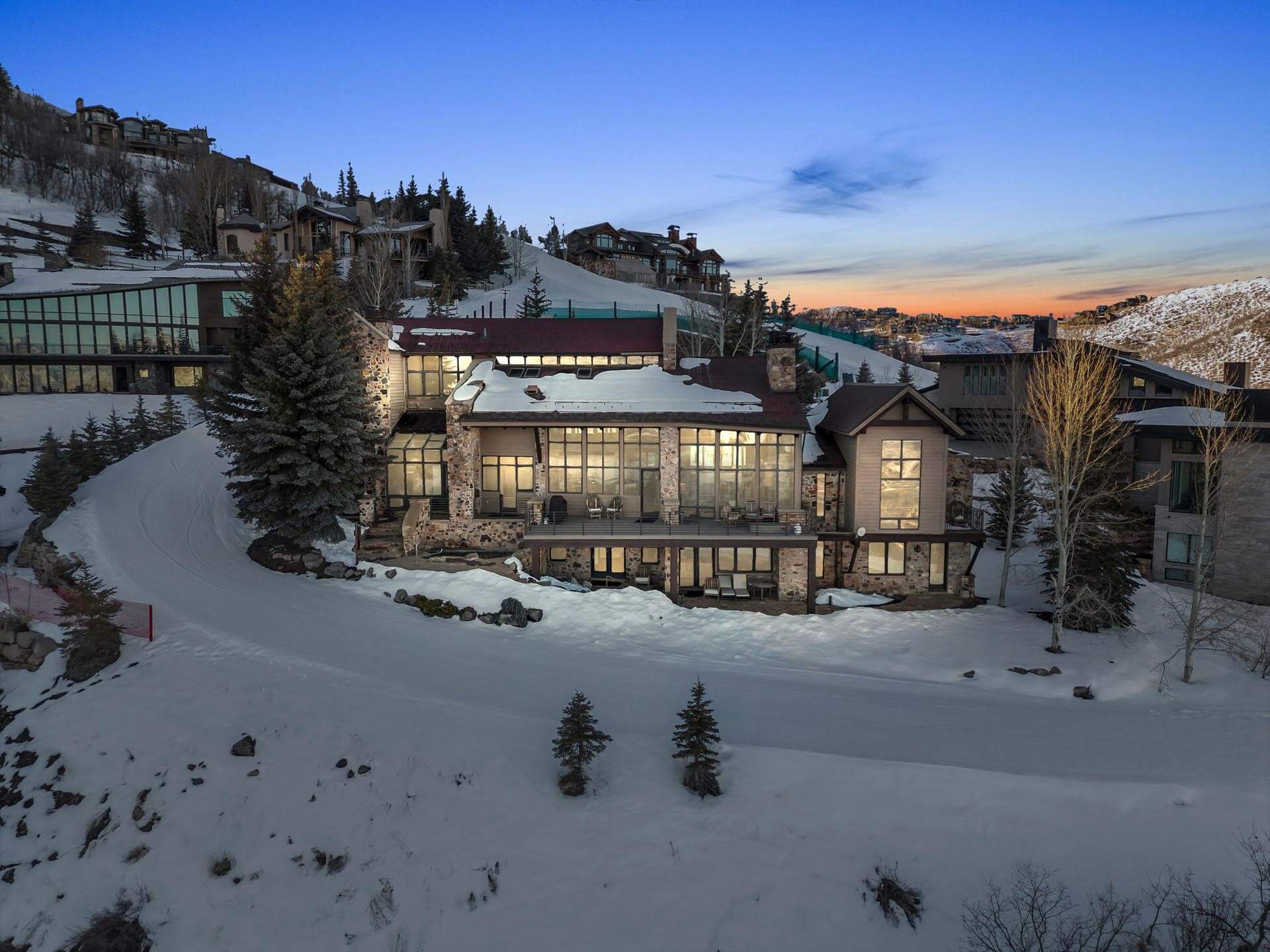 Snow Pine, a luxury vacation rental in Park City by Luxe Haus with ski in ski out access
