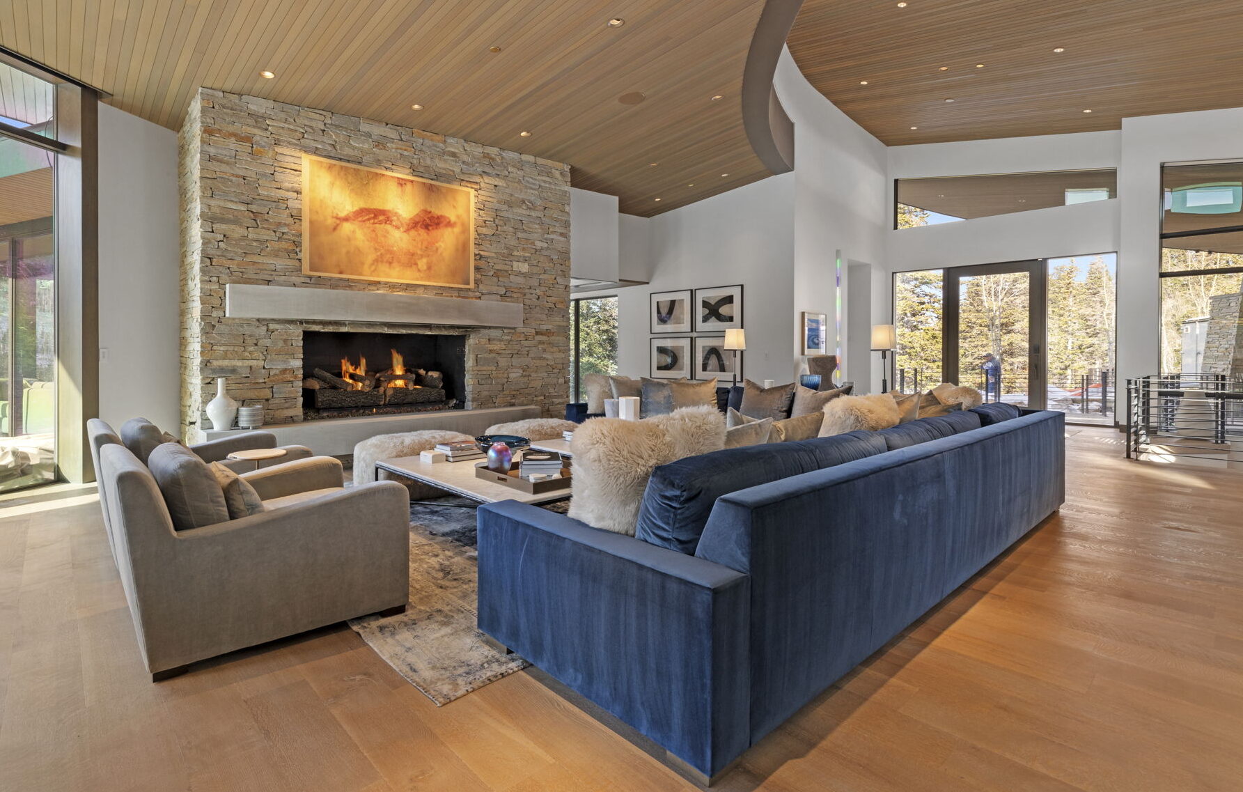 Living Room of one of Park City Luxury Rentals Living Room of one of Park City Luxury Rentals