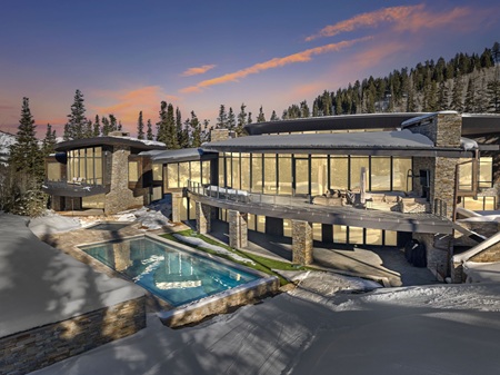 A luxury ski in ski out estate in Park City managed by Luxe Haus