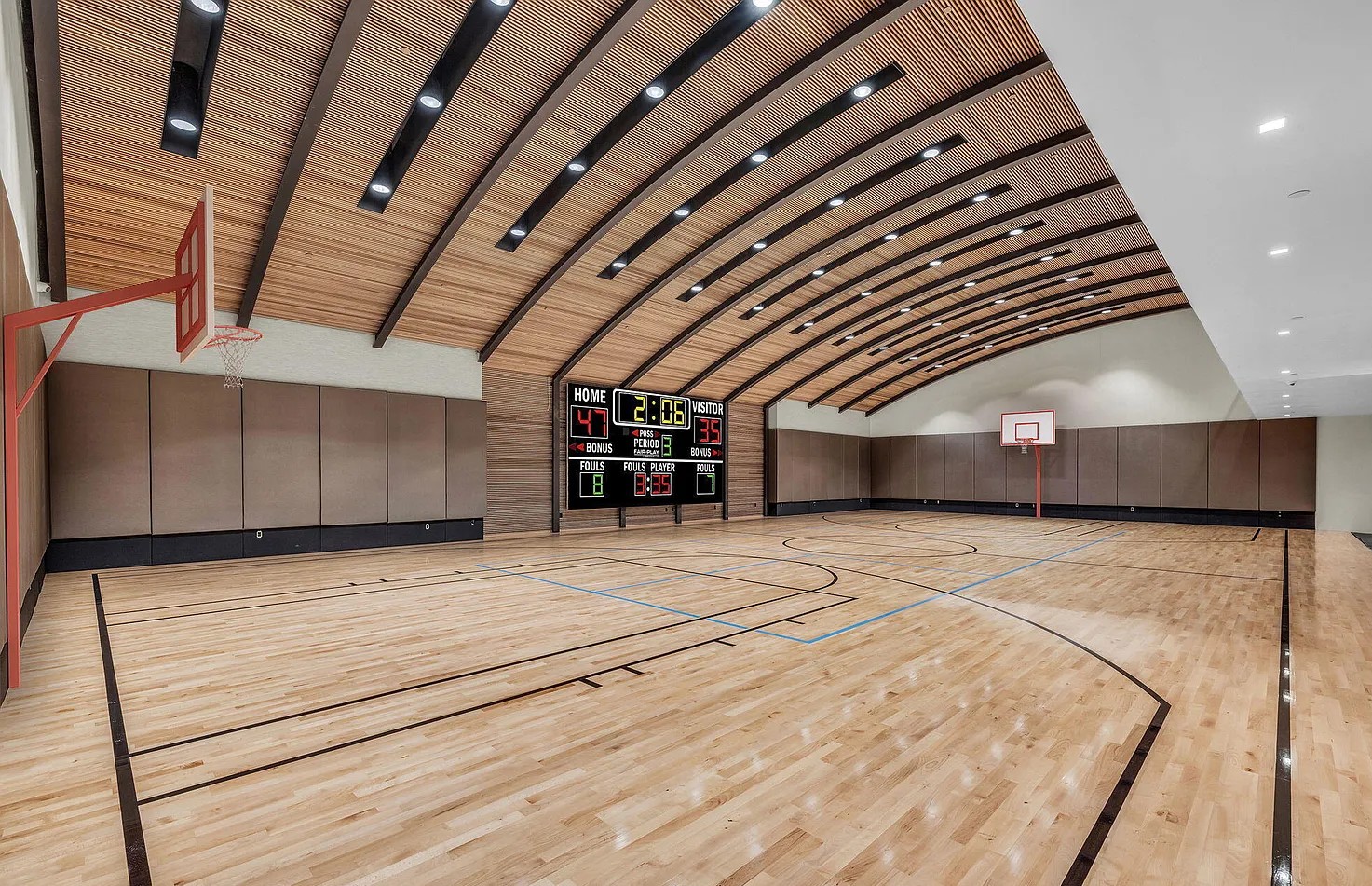 Basketball court at Mountainhead Basketball court at Mountainhead by Luxe Haus