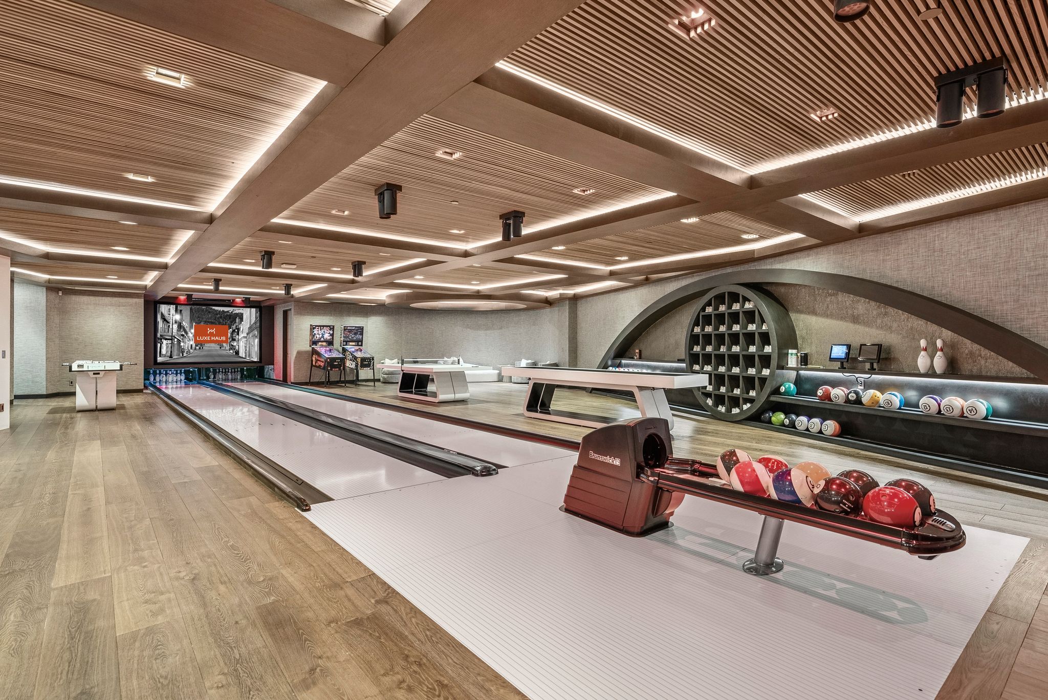 Mountainhead at Deer Valley_112 Private bowling alley at Mountainhead by Luxe Haus