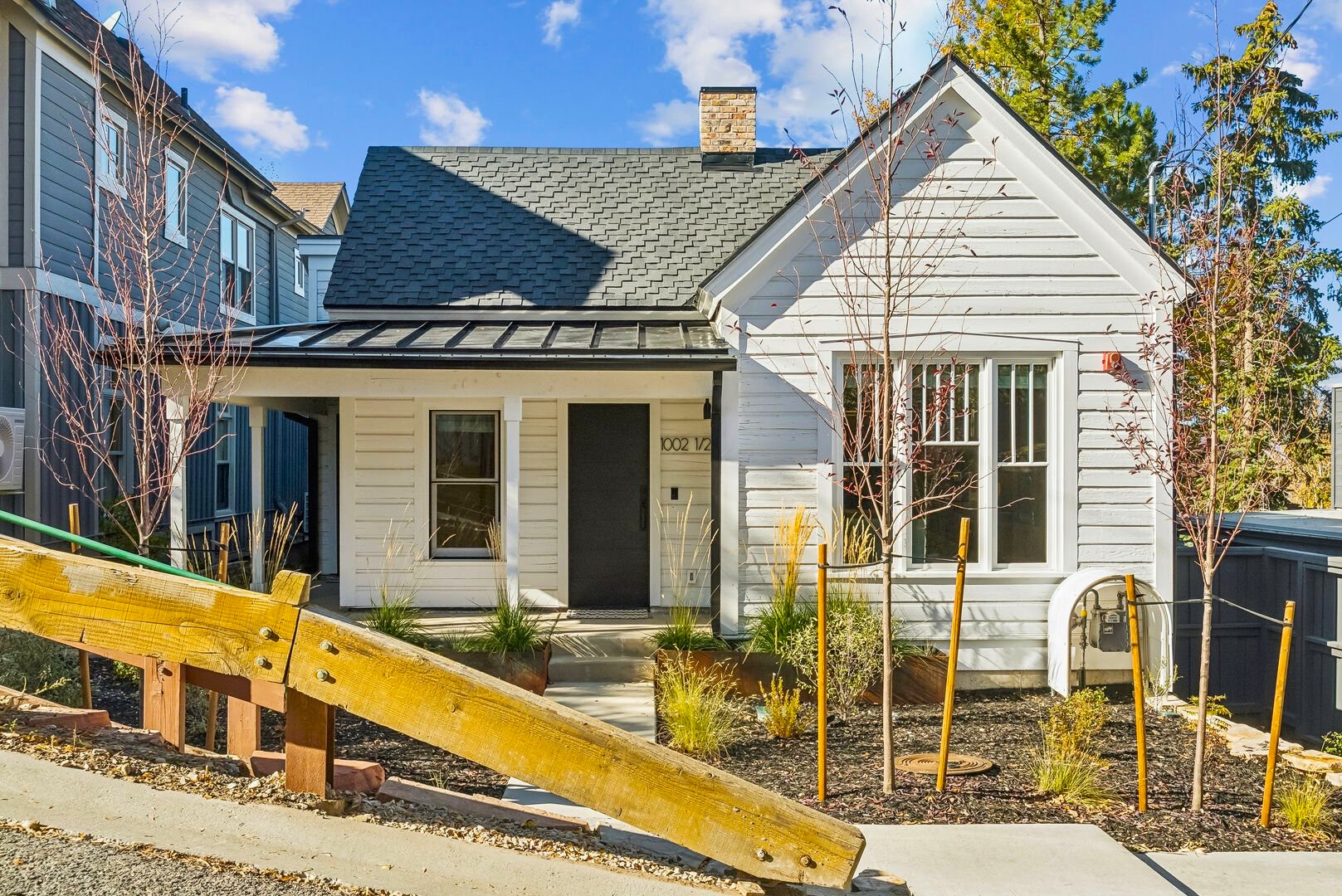 The charming exterior of Crescent House at Old Town right off Main Street in Park City