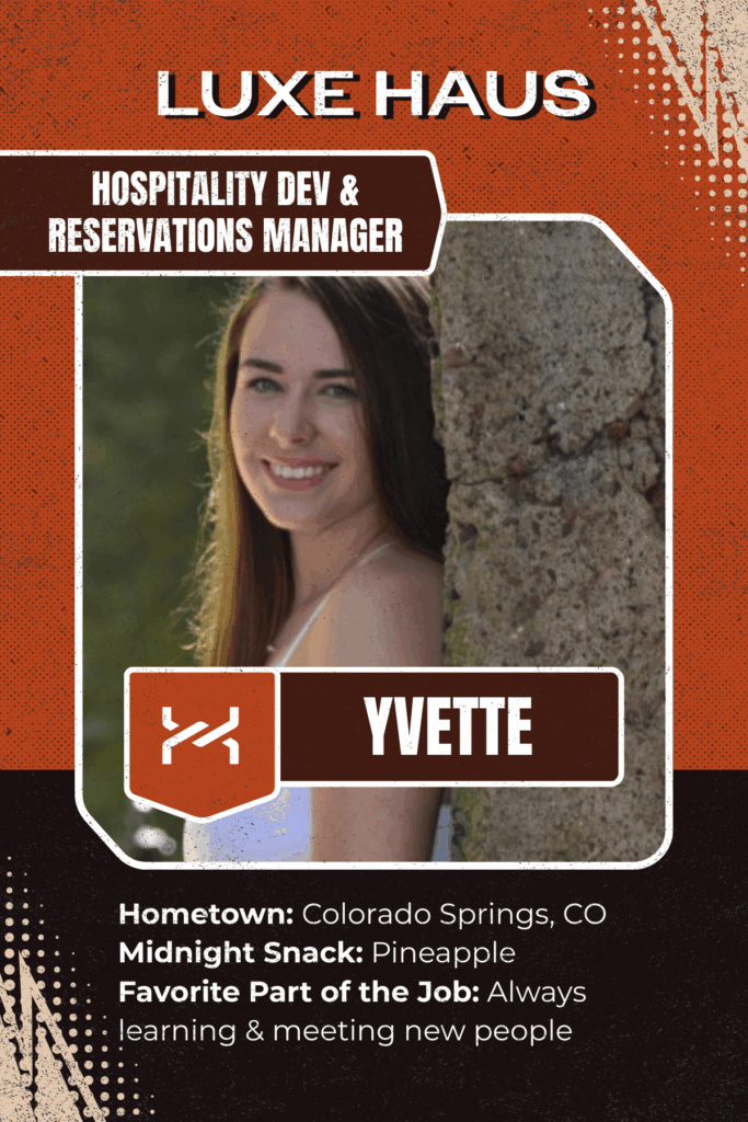 meet yvette, one of the newest team members at luxe haus