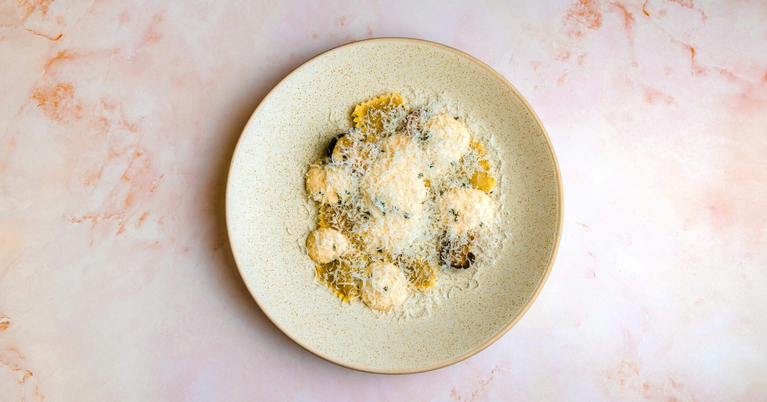 handmade raviolis at luxe house in-home dining