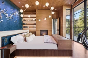 One of the stunning and serene bedrooms at Monitor's Rest