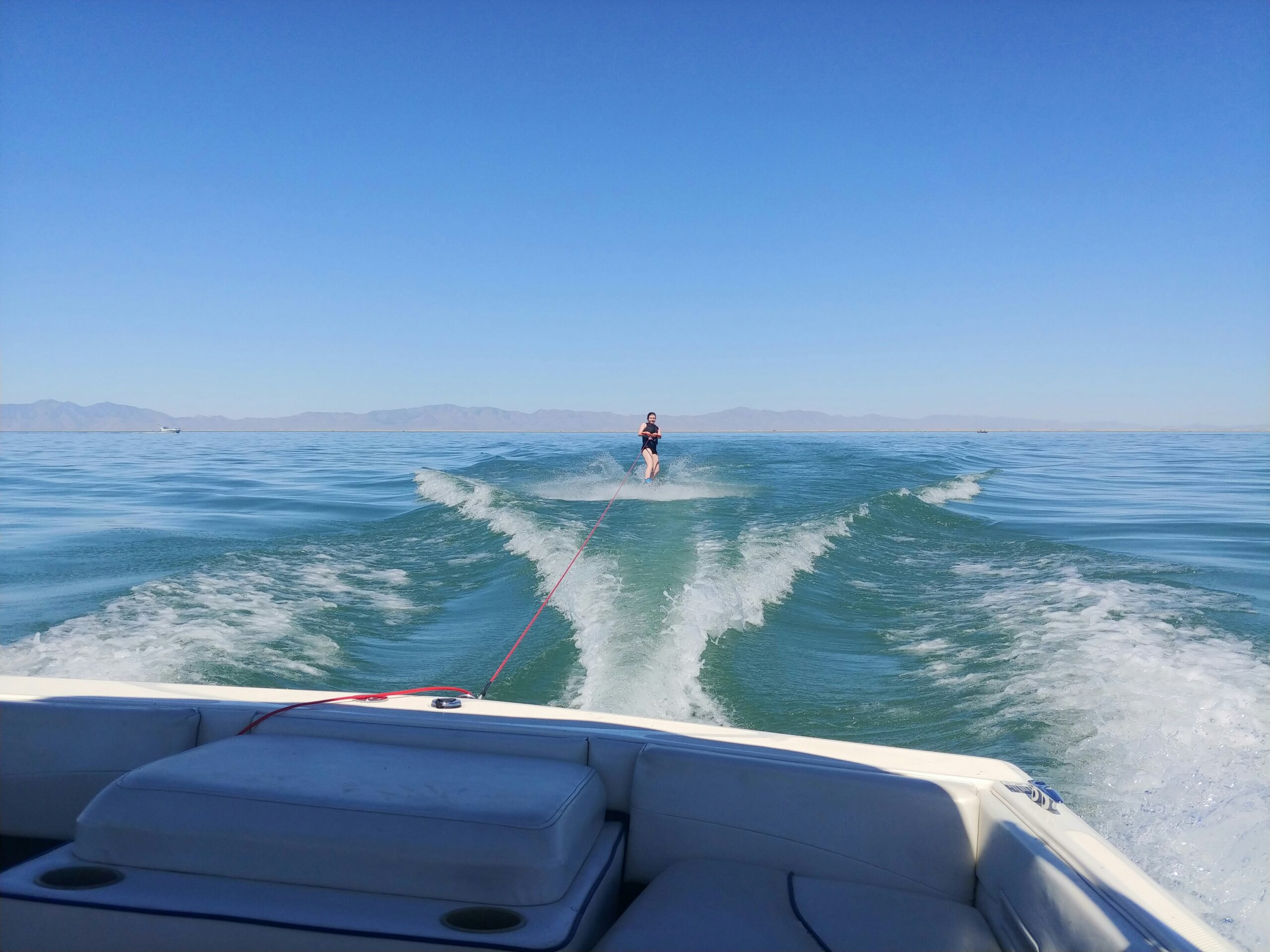 waterskiing on deer creek reservoir