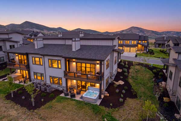 keetley vista at sunset in deer valley east